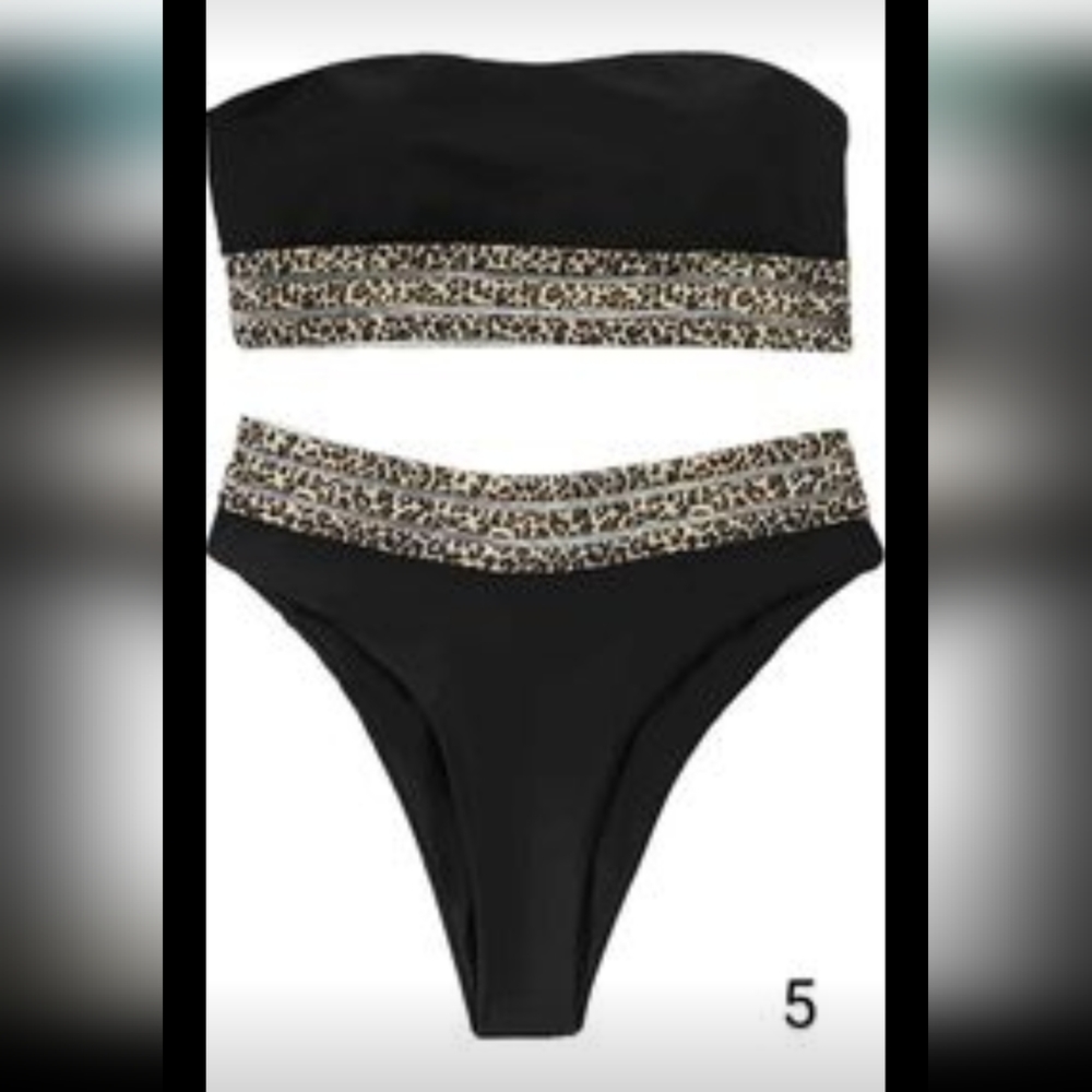 Brand New Sweaty Rocks Tube Top Bikini
